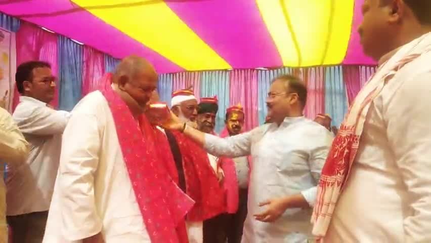 #वैशाली के यशस्वी विधायक आदरणीय श्री #सिद्धार्थ पटेल जी के निवास स्थान नगवां में #होली मिलन समारोह #Jdu#NitishKumar