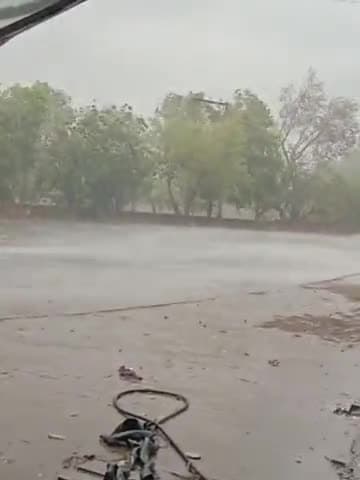 झालरापाटन: #jhalawad City me jordar barish andhi tufan
