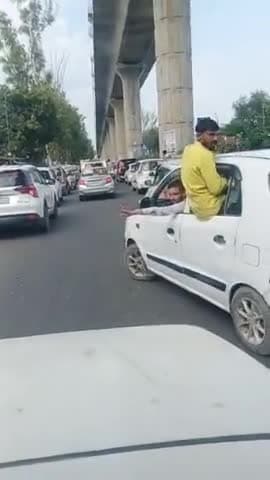 nh-58 Delhi meerut road ghaziabad par jam laga huya hai#tv9d @srikrishnakumar177 ,2847372