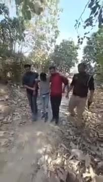#गढ़मुक्तेश्वर #पुलिस# की चेकिंग के दौरान बाद मुठभेड़ एक सातिर बदमाश घायल अवस्था में गिरफ्तार