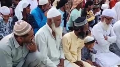 बाबैन: ईदगाह बाबैन में धूमधाम से मनाया गया ईद-उल-फितर का त्यौहार