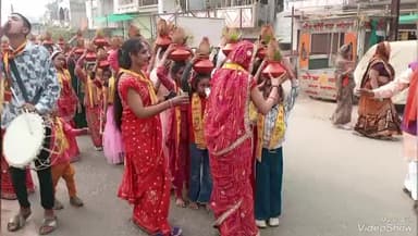 चंद्रशेखर आजाद नगर मे श्रीमदभागवत कथा का शुभारम्भ हुआ