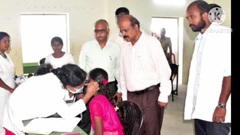கடவூர்: நலம் காக்கும் ஸ்டாலின் திட்ட முகாமினை நேரில் பார்வையிட்டார் மாவட்ட ஆட்சியர்