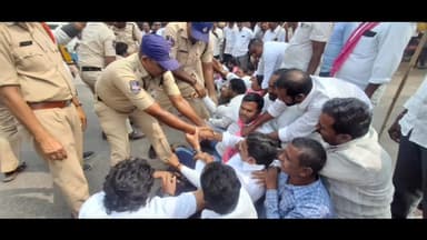 పాలకుర్తి: తెలంగాణ సాధించిన కేసీఆర్ పై సిట్ విచారణ కక్ష సాధింపే., ఆందోళన చేసిన ధర్మారం బిఆర్ఎస్ శ్రేణులు