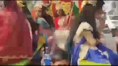 नावां: नावाँ में हुआ विराट हिन्दू सम्मेलन, निकाली गई विशाल कलश यात्रा, संतों का मिला सानिध्य