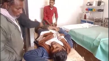 छत्तरगढ़: हाईवे नंबर 911 पर बस ने बाइक को मारी टक्कर, बाइक सवार दंपति हुए घायल