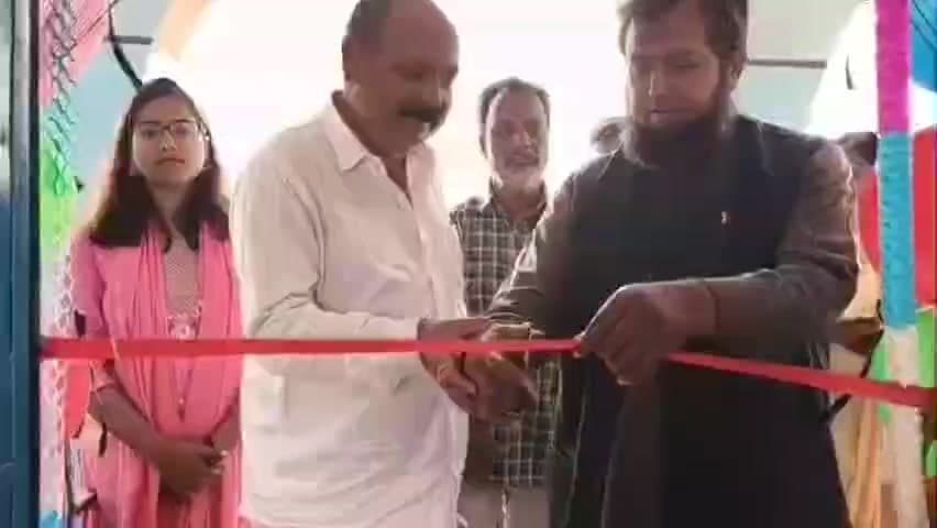 दगौरा: डगरुआ प्रखंड के मध्य विद्यालय महलवाड़ी में समग्र शिक्षा अभियान के तहत विद्यालय विकास का सराहनीय कार्य
