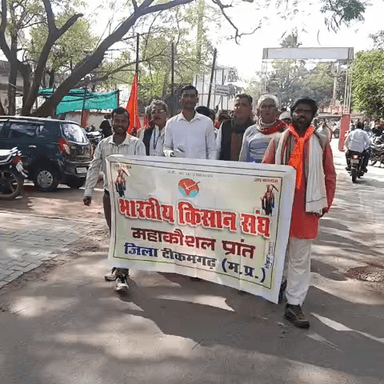 #टीकमगढ़  समस्याएं हल न होने पर भारतीय किसान संघ करेगा बल्लभ भवन का घेराव*