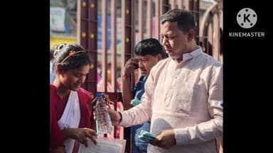 কাঁথি ১: উচ্চমাধ্যমিক পরীক্ষার দ্বিতীয় দিনে কাঁথি উচ্চবিদ্যালয়ের আগত পরীক্ষার্থীদের শুভেচ্ছা জ্ঞাপন করলো চেয়ারম্যান সুপ্রকাশ গিরি