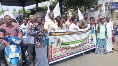 திருவெறும்பூர்: யூனியன் அலுவலக வாசலில் சாலை மறியலில் ஈடுபட்ட மாற்றுத்திறனாளிகளை கைது செய்தனர் காவல்துறையினர்