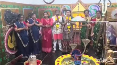 ખેરગામ: આછવણી પ્રગટેશ્વર ધામમાં નાસિકથી મહાશિવરાત્રિ માટે આવેલા 150થી વધુ  પદયાત્રીઓનું ભવ્ય સન્માન કરાયું