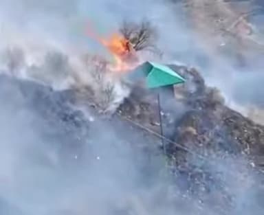 नेरवा: मंझोटली गांव में भीषण आग, बगीचे जलकर राख; शरारती तत्व पर संदेह