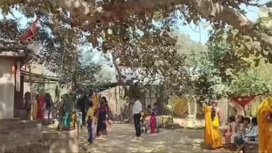 सगमा: शिव मंदिर में उमड़ी श्रद्धालुओं की भीड़, मेले में सुरक्षा के पुख्ता इंतजाम