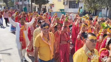 बड़ौदा: मार्गा कॉलोनी में श्रीराधा सर्वेश्वर प्रभू प्राण प्रतिष्ठा महोत्सव शुरू, 5 दिवसीय आयोजन में निकली कलश यात्रा