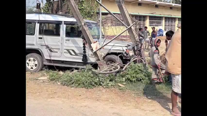जंदाहा: जन्दाहा के सोहर्थी में अनियंत्रित बोलेरो ने साइकिल सवार को मारी टक्कर, एक घायल