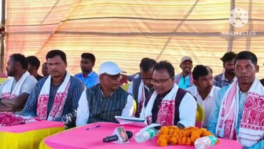 सिल्ली: सिल्ली के कुटाम गांव में ज़मीन विवाद को लेकर ग्रामीणों का विरोध
