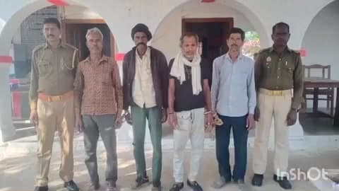 मड़ावरा: रजोला और रनगांव में लड़ाई झगड़ा करके गाँव की शान्ति व्यवस्था भंग करने के आरोप में 4लोगों को पुलिस ने किया गिरफ्तार