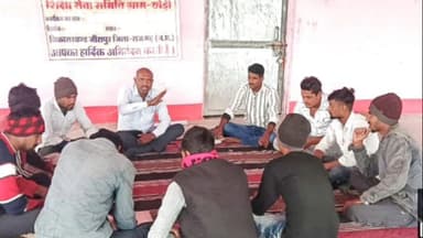 जीरापुर: ग्राम विकास प्रस्फुटन समिति की किशनपुरा हनुमान मंदिर में बैठक सम्पन्न