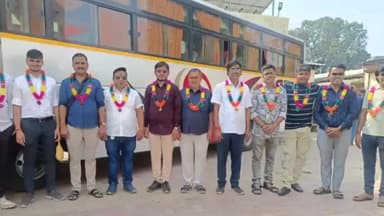 रोहट: गाजनगढ़ में आंजना कलबी युवा मंडल ने द्वारकाधीश की तीर्थ यात्रा कर लौटे 30 युवाओं का जोरदार स्वागत किया