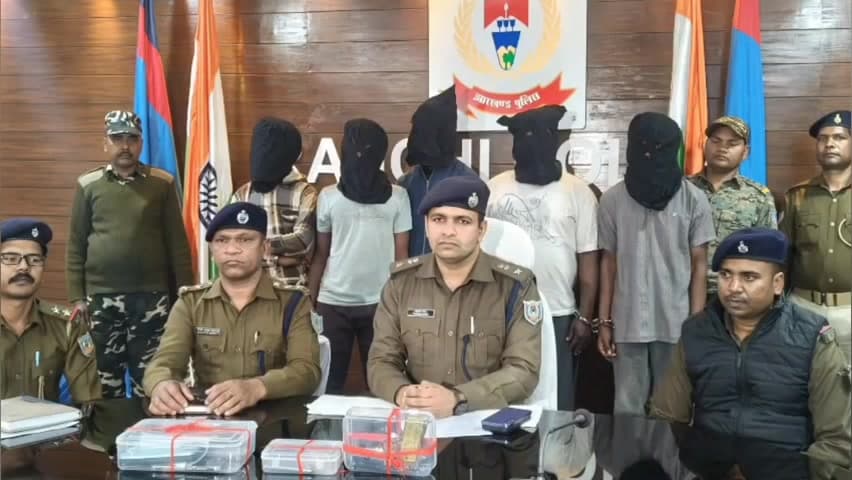 ओरमांझी: मेसरा थाना स्थित टोयोटा शोरूम के पास फायरिंग मामले में पांच आरोपी गिरफ्तार