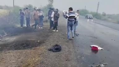 फूलिया कलां: दर्दनाक सड़क हादसा: पलटने के बाद कार में लगी आग, 2 लोगों की मौके पर हुई मौत, तीन की हालत गंभीर