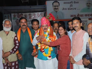 पचोर: पचोर उदनखेड़ी में ₹3.3 करोड़ के रेस्ट हाउस की सौगात, राज्यमंत्री गौतम टेटवाल का हुआ स्वागत