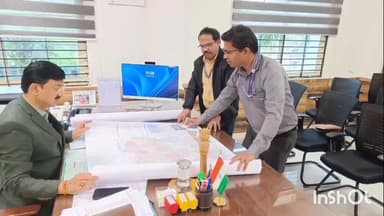 आरोन: सर्वे ऑफ़ इंडिया के अधिकारियों की कलेक्टर के साथ कलेक्ट्रेट में बैठक, विभिन्न तकनीकी कार्यों पर हुई चर्चा