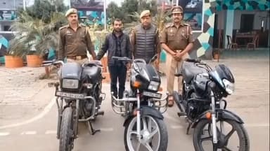 हर्रैया: सरयू पुल से दारोगा की बाइक चोरी करने वाले शातिर चोर को छावनी थाने की पुलिस और संयुक्त टीम ने किया गिरफ्तार