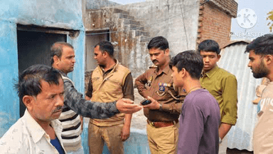 पाली: पाली थाने में तैनात कांस्टेबल ने जान पर खेलकर कस्बे के मुख्य बाजार में लगी आग को बुझाया