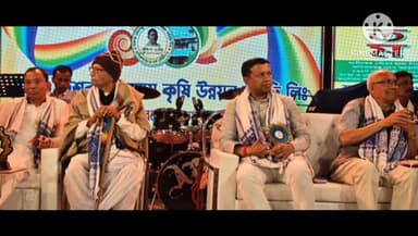 কাঁথি ১: মালঞ্চ দেশবন্ধু সমবায় কৃষি উন্নয়ন সমিতির শতবর্ষ উদযাপন অনুষ্ঠানে উপস্থিত কাঁথি পৌরসভার চেয়ারম্যান সুপ্রকাশ গিরি