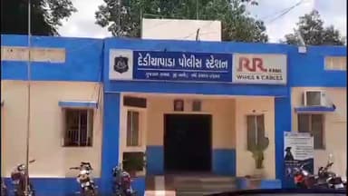 ડેડીયાપાડા: આબાગામ ખાતે થી ઇંગ્લીશ દારૂ ઝડપી પાડતી ડેડીયાપાડા પોલીસ.