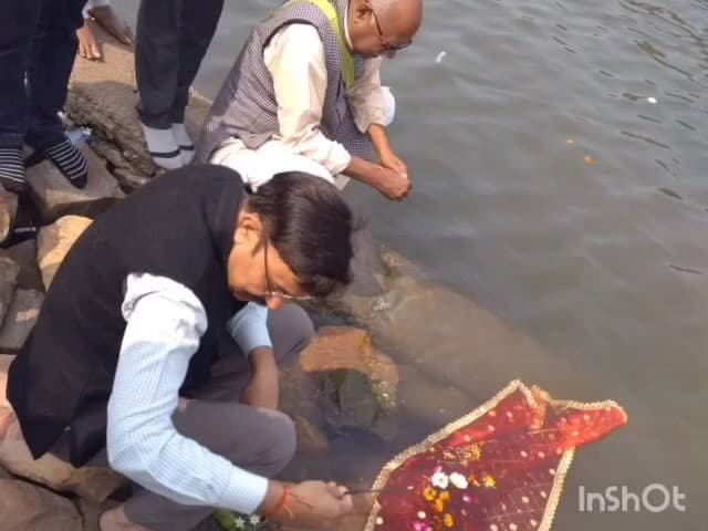कराहल: सीप के उद्गम से संगम तक सीप संकल्प पदयात्रा शुरू, सीप मैया को चुनरी चढ़ाई गई