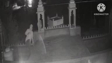 सोजत: चंडावल क्षेत्र के सांडिया के श्रीयादे मंदिर में सीसीटीवी कैमरे में कैद हुए नकाबपोश, पुलिस ने घटना की जांच शुरू की