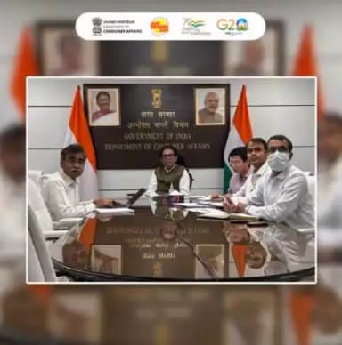 Sh. Rohit Kumar Singh, Secretary Department of Consumer Affairs, Govt. of India chaired a meeting via video conferencing  with Pulses Importers Associations to review the status of #Tur and #Urad import on 10th May 2023.
