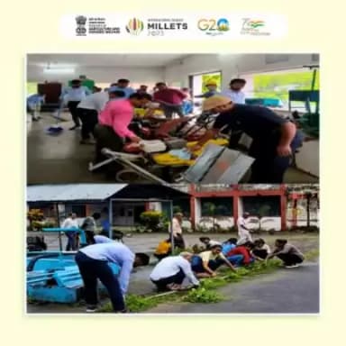 Swachh Bharat Mission, Swachh Bharat Abhiyan, or Clean India Mission campaign was initiated by @nerfmtti  as #SpecialCampaign2.0 with all the officers, staff and trainees on 16th June 2023 at Biswanath Charali, Assam.