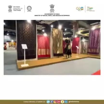 Visit THREE DAY KHADI EXHIBITION 7-8-9 August, 2023 at Hall No. 14, Pragati Maidan, New Delhi Entry free from Gate No. 1, 7 and 10.