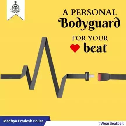 Your car's seatbelt is your personal bodyguard for safety. Buckle up and stay protected on the road! 🚗⚡