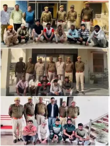 <nis:link nis:type=tag nis:id=एरिया nis:value=एरिया nis:enabled=true nis:link/> डोमिनेंस के तहत अनूपगढ़ जिला पुलिस की कार्यवाही 
असामाजिक तत्वों, गैंगस्ट्रो , नशा तस्करों के खिलाफ कार्यवाही जिले की 144 पुलिस कर्मियों की 31 टीमों द्वारा छापेमारी कर 67 वांछित को किया गिरफतार