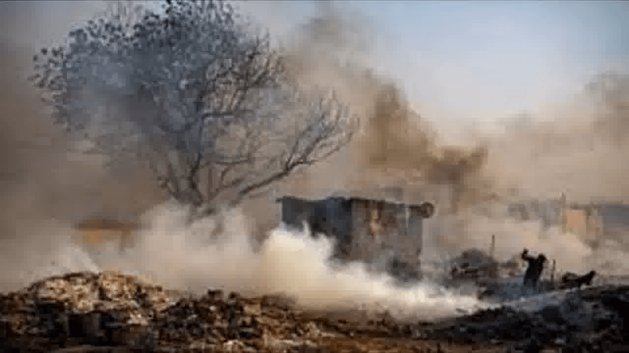 नालंदा में फूस के घर में आग लगने से इसमें सो रही महिला की ज़िंदा जलकर हुई मौत #अगलगी