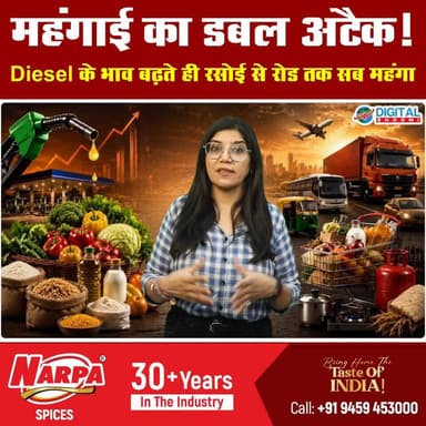 महंगाई का डबल अटैक! पेट्रोल-डीजल महंगा तो रसोई से रोड तक सब होगा महंगा?
.
#inflation #haryana #india #price #hike #digit...