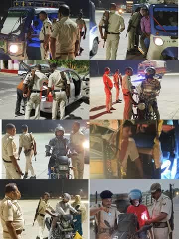 #पुलिस_अधीक्षक, कटिहार के निर्देशानुसार अपराध की रोकथाम एवं सुरक्षा व्यवस्था बनाए रखने हेतु #कटिहार_पुलिस द्वारा सभी थाना क्षेत्रों में सघन वाहन जाँच अभियान चलाया जा रहा है।
