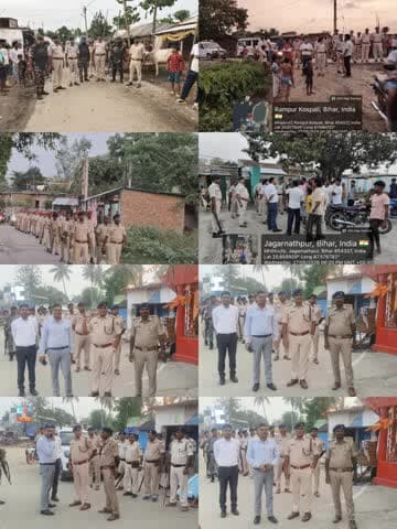 #ईद_उल_अज़हा (बकरीद) पर्व को शांतिपूर्ण एवं सुरक्षित वातावरण में सम्पन्न कराने हेतु #कटिहार_पुलिस द्वारा आज दिनांक 27.05.2026 को सभी SDPO के नेतृत्व में विभिन्न थाना क्षेत्रों में विधि-व्यवस्था संधारण के उद्देश्य से फ्लैग मार्च निकाला गया।