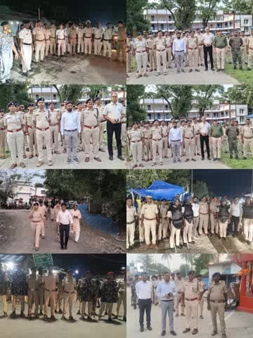 #ईद_उल_अज़हा (बकरीद) पर्व को शांतिपूर्ण एवं सुरक्षित वातावरण में सम्पन्न कराने हेतु #कटिहार_पुलिस द्वारा आज दिनांक 27.05.2026 को सभी SDPO के नेतृत्व में विभिन्न थाना क्षेत्रों में विधि-व्यवस्था संधारण के उद्देश्य से फ्लैग मार्च निकाला गया।