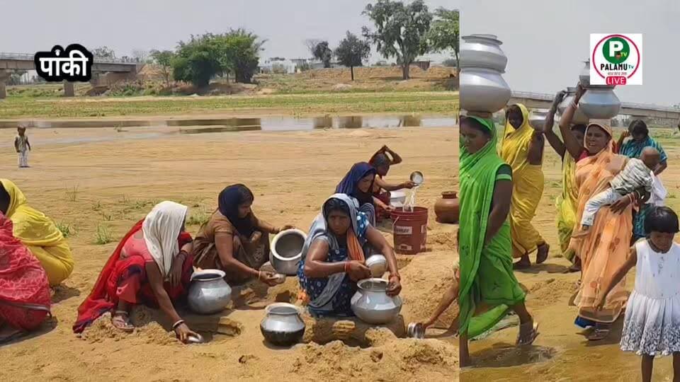 #पांकी: नदी का दूषित पानी पीने को मजबूर ग्रामीण।।
#dcpalamu #पलामू #jharkhand