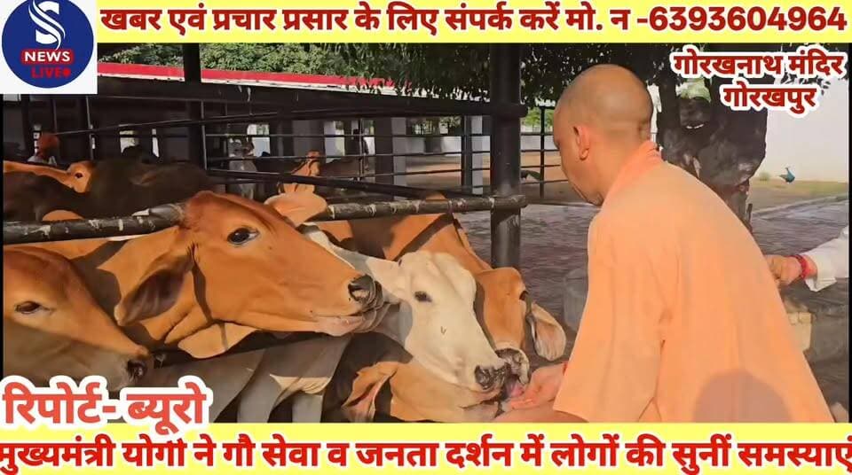 #मुख्यमंत्री योगी आदित्यनाथ ने #गौशाला में गौ सेवा एवं जनता #दर्शन में लोगों की सुनीं समस्याएं #निस्तारण के लिए अधिकारियों #को दिए निर्देश.....?