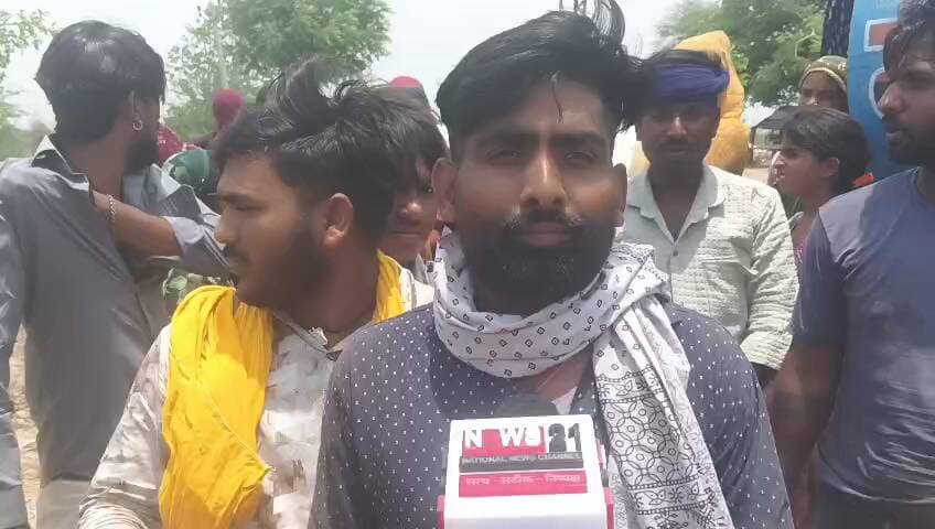 झाली जी का बराना कालबेलिया बस्ती में पानी की कड़ी समस्या को लेकर