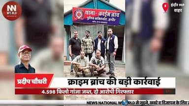 क्राइम ब्रांच की बड़ी कार्रवाई, 4.598 किलो गांजा जब्त, दो आरोपी गिरफ्तार
#Indore #CrimeBranch #DrugBust #GanjaSeized #NDPSAct
#इंदौर #क्राइमब्रांच #गांजाबरामद #नशातस्करी #एनडीपीएसएक्ट
Indore Crime Branch
Ganja Seized
Drug Trafficking
NDPS Act
Police Action
इंदौर क्राइम ब्रांच
गांजा जब्ती
नशा तस्करी
एनडीपीएस एक्ट
पुलिस कार्रवाई