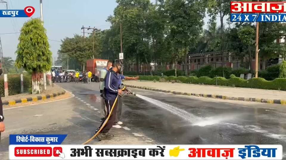 सिडकुल चौक के पास टेंकर से छल#की अमो#निया गै#स, राहगीरों को हुई सां#स ले#ने में दि#क्कत
