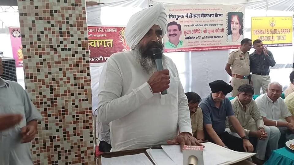 #सेवा ही सबसे बड़ा धर्म, #समाजसेवा के कार्य सदैव प्रेरणा देते हैं : #कैबिनेट मंत्री #कृष्ण कुमार बेदी