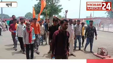 पैरों में छाले-दिल में गौ मां, 280 किमी की कड़ी तपस्या #khurainews #bagesvardhamsarkar #pedalyatra #bhakti #bhajan #280km #mandir